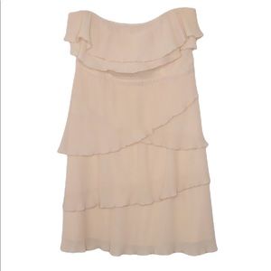 Urban Outfitters Strapless Chiffon Mini Dress